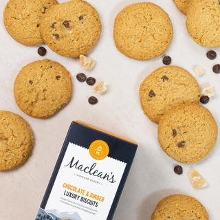 Macleans Highland Bakery chocolate and ginger biscuits