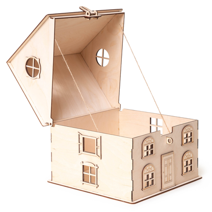 Custom Christmas House Gift Box