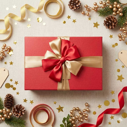 Red Bow Gift Box