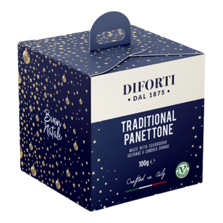Diforti traditional Italian panettone, proved slowly in the Milanese way