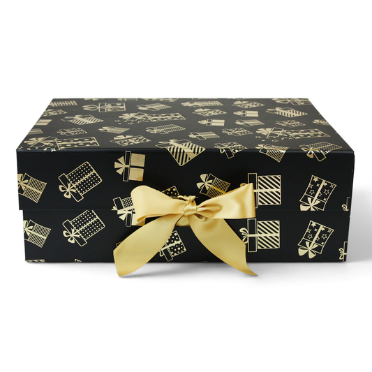 Christmas Gift Box with Ribbon