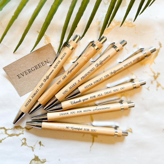 Affirmation Bamboo Pens